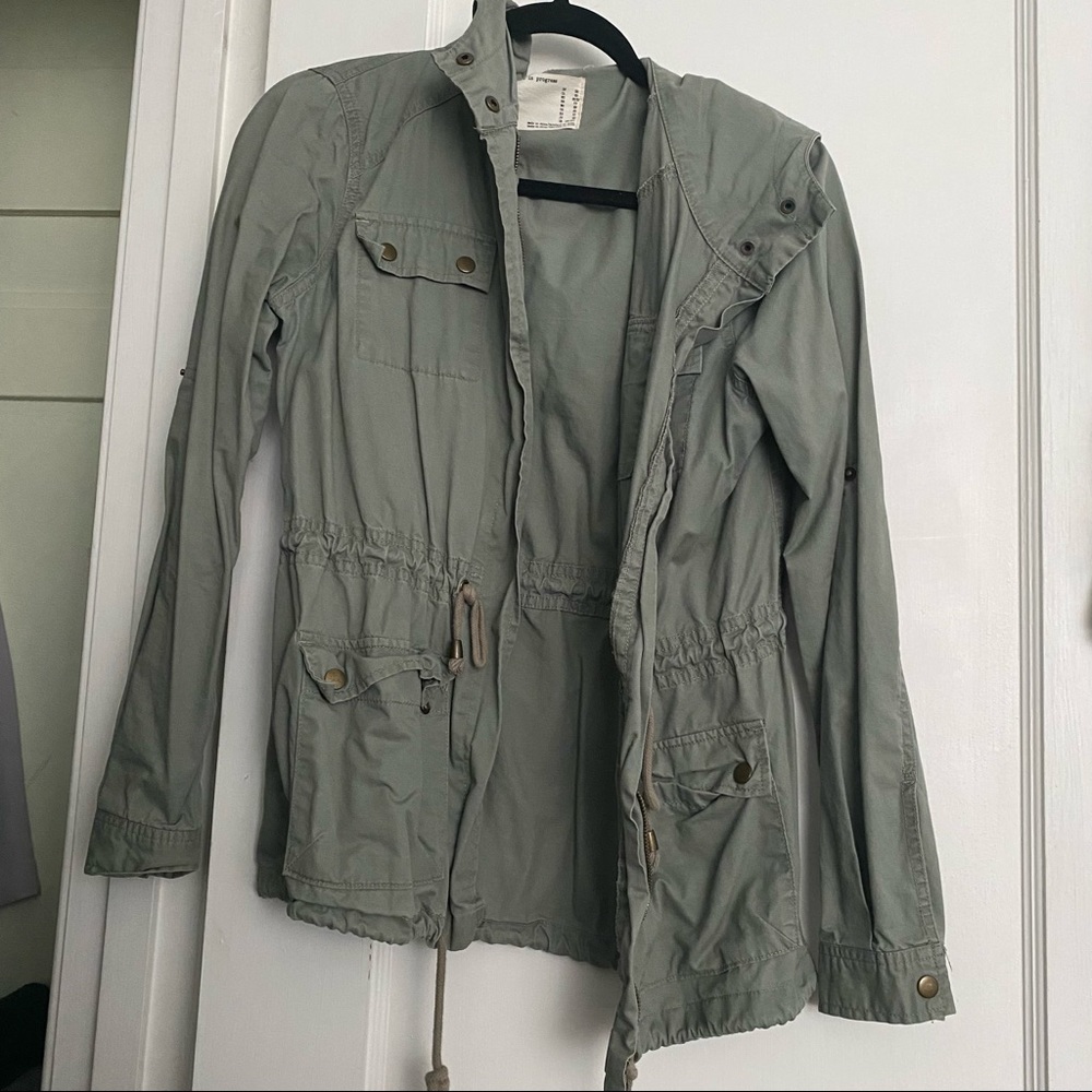 Life in Progress Army Green Jacket
